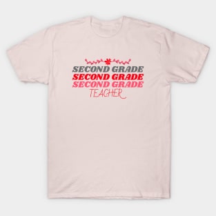 Second Grade Teacher Valentine's Day T-Shirt